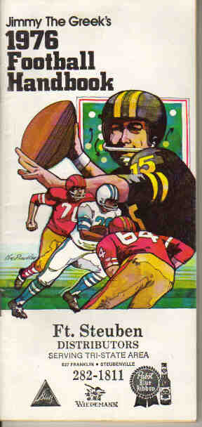 Jimmy the Greeks 1976 Football Handbook