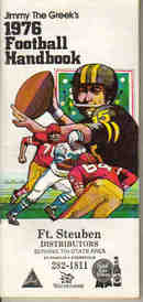 Jimmy the Greeks 1976 Football Handbook