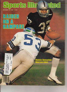 SI Dec 13 1982 Raider on Rampage Marcus Allen