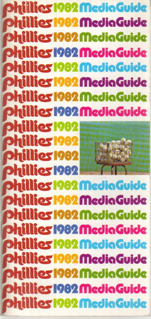 Philidelphia Phillies 1982 Media Guide great