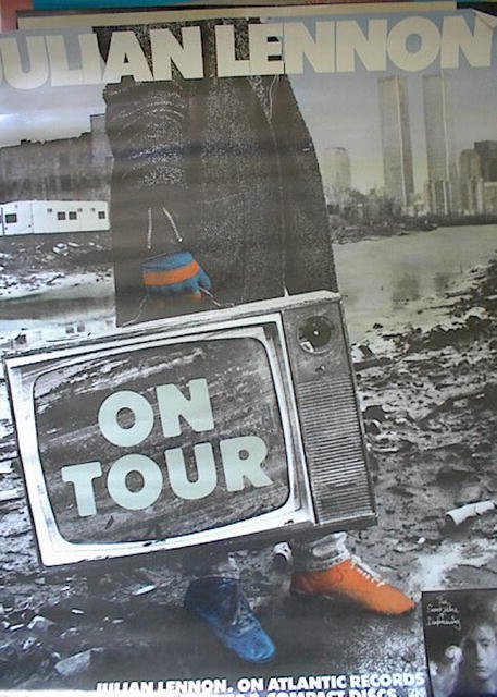 JULIAN LENNON 'ON TOUR' ALBUM POSTER