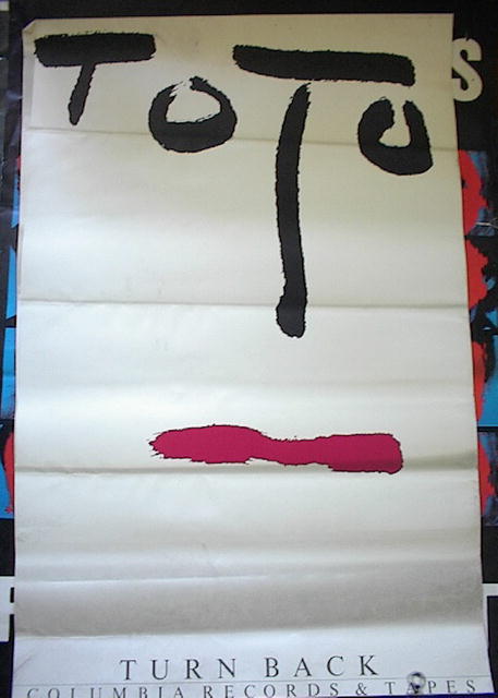 TOTO 'TURN BACK ALBUM POSTER COOL L@@K