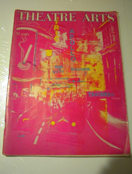 MAY 1958 ISSUE OF THEATRE ARTS MAGAZINE