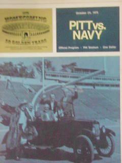 OCT 25,1975 PITT vs NAVY PROGRAM NICE L@@K
