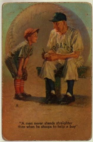 Honus Wagner Playing Card Facsimile Autograph