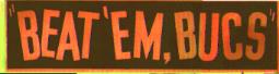 Pgh Pirates Bumber Sticker BEAT EM BUCS