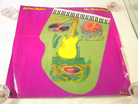 ADRIAN BELEW MR. MUSIC ALBUM POSTER