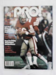 FEBRUARY 1982 ISSUE OF PRO JOE MONTANA COVER