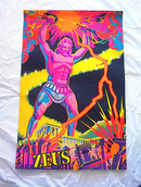 GREAT L@@KING 1970'S ZEUS BALCK LIGHT POSTER