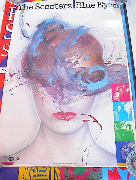 THE SCOOTERS BLUE EYES ALBUM POSTER
