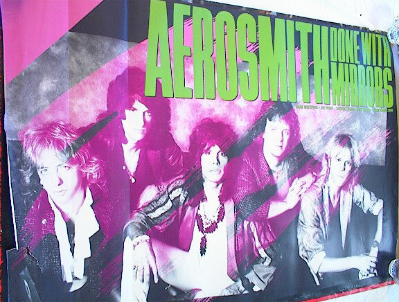 AEROSMITH DONE WITH MIRRORS ALBUM POSTER
