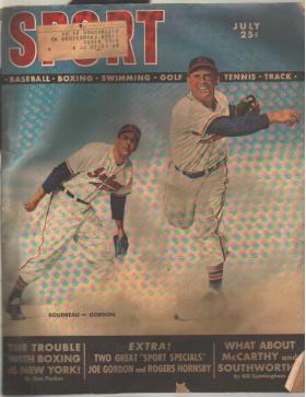 Sport Mag 7/1949 Boudreau & Gordon cover
