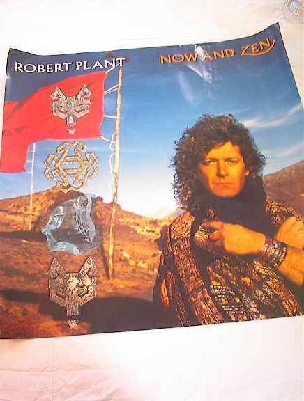 ROBERT PLANT NOW AND THEN ALBUM POSTER