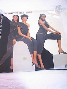 POINTER SISTERS BLACK AND WHITE ALBUM POSTER