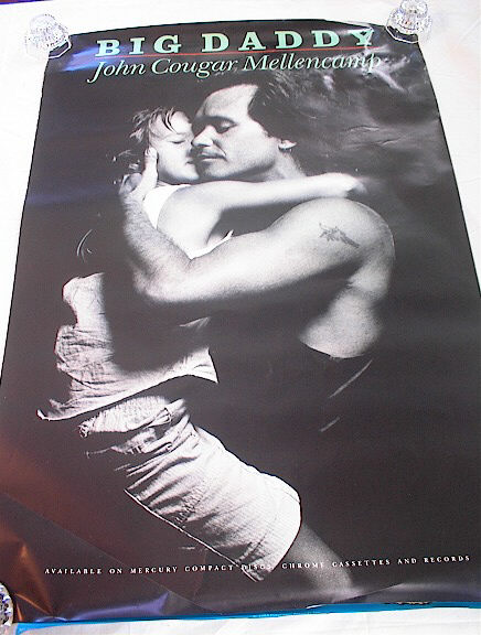 JOHN COUGAR MELLONCAMP BIG DADDY ALBUM POSTER