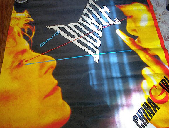 DAVID BOWIE CHINA GIRL ALBUM POSTER