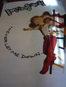 DAVID BOWIE NEVER LET ME DOWN ALBUM POSTER