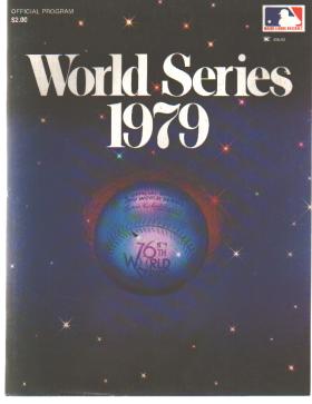 World Series 1979 Official Program Excellent