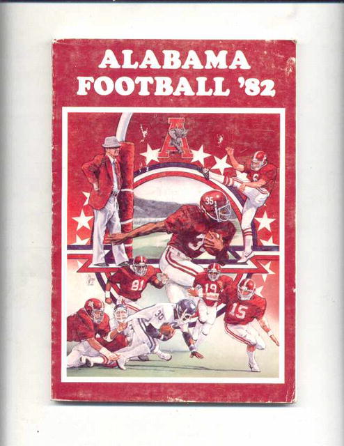 1982 Alabama Football Scheduale