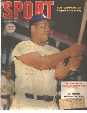 Sport Mag 10/1953 Roy Campanella cover