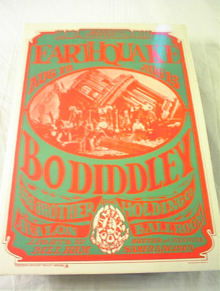 EARTHQUAKE BODIDDLEY DANCE CONCERT POSTER