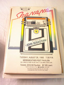 8/26/1980 SHANANA & JOHN SEBASTIAN CONCERT PO