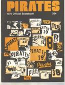 Pgh Pirates vs NY Mets 1975 scorebook VG