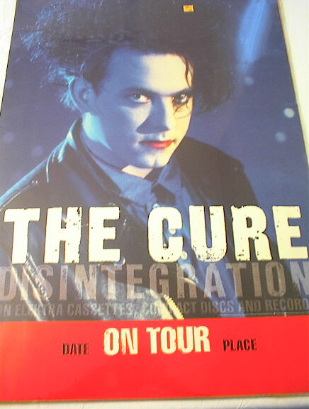 1989 THE CURE DISINTEGRATION TOUR POSTER