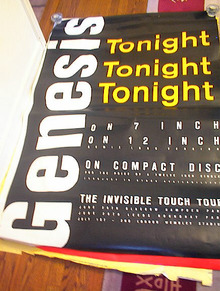 GENESSIS TONIGHT TONIGHT ALBUM POSTER