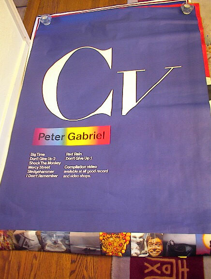 GREAT BIG PETER GABRIEL Cv ALBUM POSTER