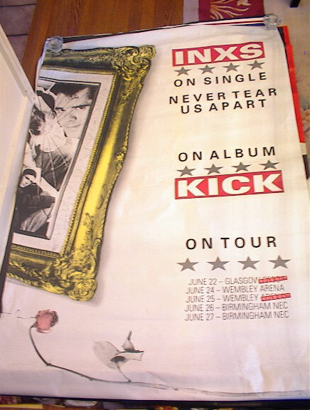 GREAT BIG INXS KICK ALBUM TOUR POSTER