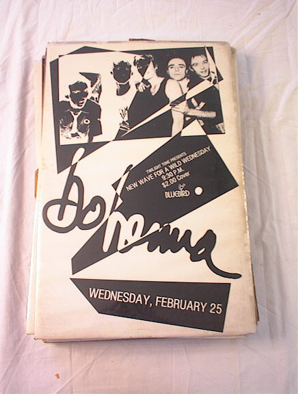 1980 BOHEMIA BLUEBIRD CONCERT POSTER