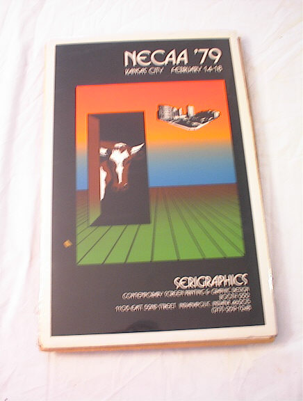 COOL SERIGRAPHICS NECAA'79 POSTER