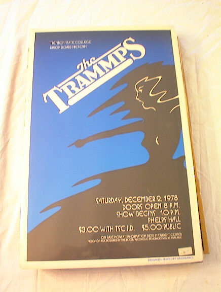 COOL 1978 THE TRAMPS CONCERT POSTER