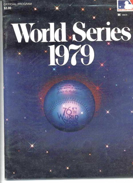 1979 World Series Official Program