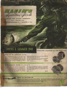 Kleins Hunting & Fishing Catalog Spg/Sum 1948