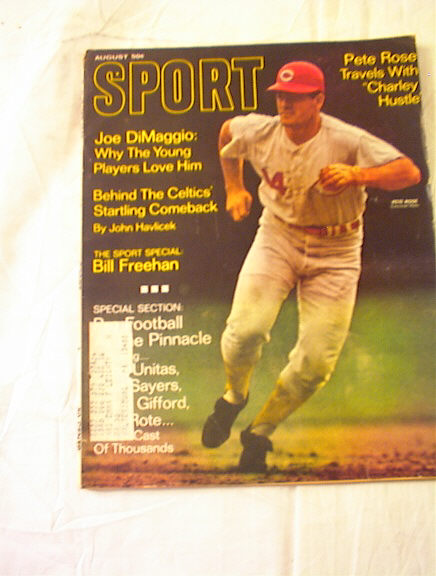 AUGUST,1968 SPORT PETE ROSE ON COVER
