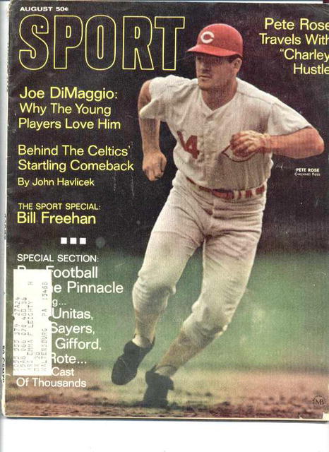 Sport Magazine/Aug.1968/Pete Rose, DiMaggio