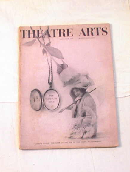 Sept,1959 Theatre Arts THE NOSTALGIA issue