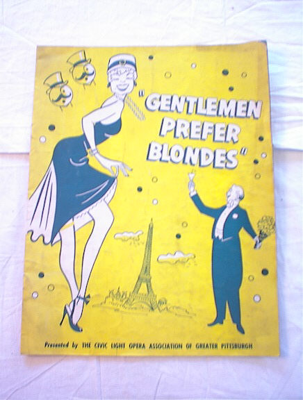GENTLEMEN PREFER BLONDS 1953 PROGRAM