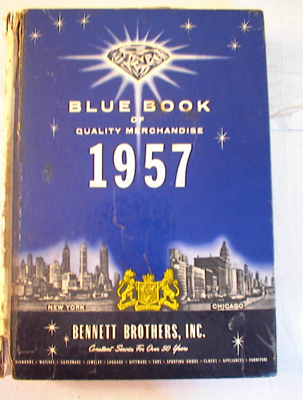 Blue Book of Merchandise 1957 toys,dolls.bike