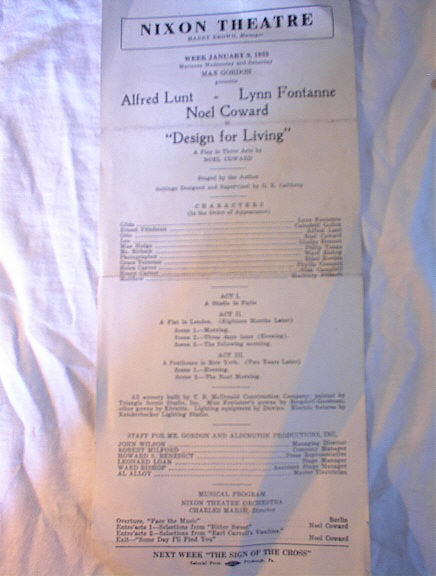 1/9/33 Nixion Theatre