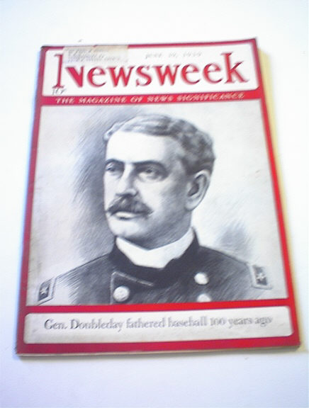 NEWSWEEK,5/19/39,Gen.Doubleday cover
