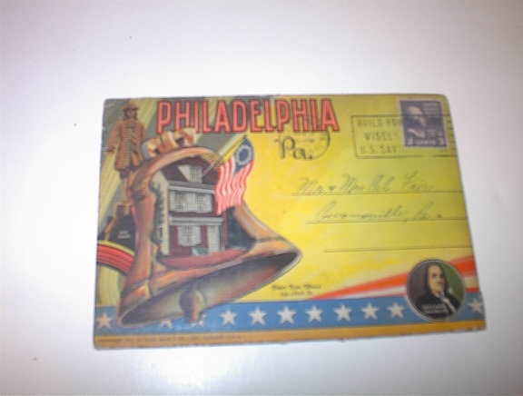 1937 Scenic Folder Philadelphia,Pa