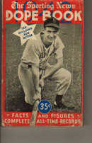 TSN / Dope Book, Ted Williams cover, 1942