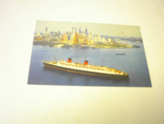 1950's Cunard R.M.S. Queen Elizabeth S.S.