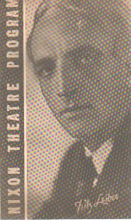 Fritz Leiber photo 10/18/1933 Nixon Theatre
