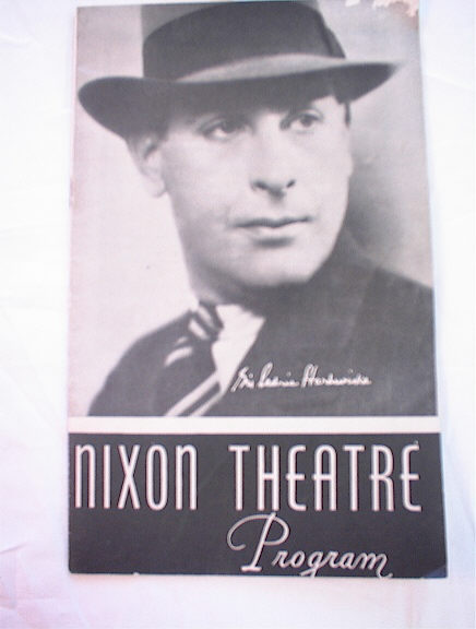 NIXION THEATRE PROGRAM SIR CEDRIC HARDWICKE