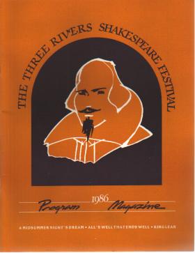 1986 3 Rivers Shakespeare Festival Program