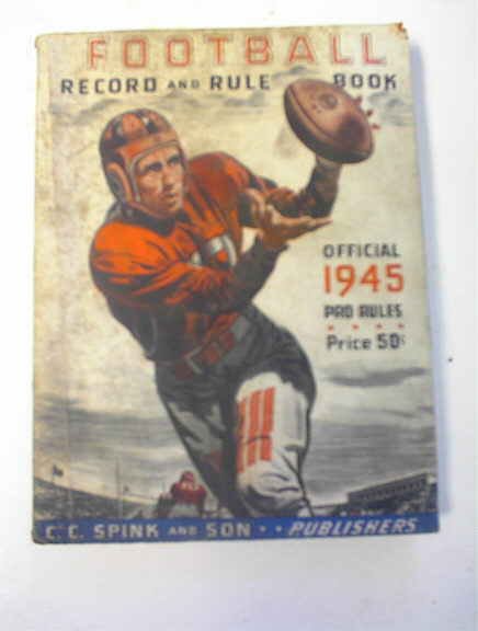 1945 Football Record and Rule Book